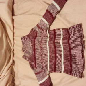 Striped Sweater with collar